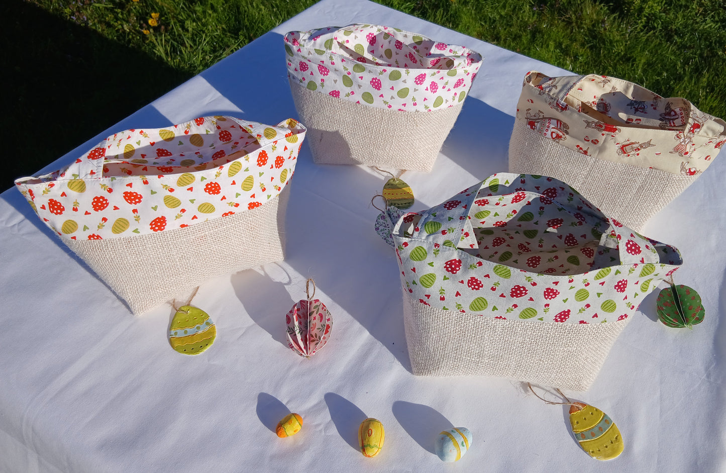 Petits cabas de Pâques