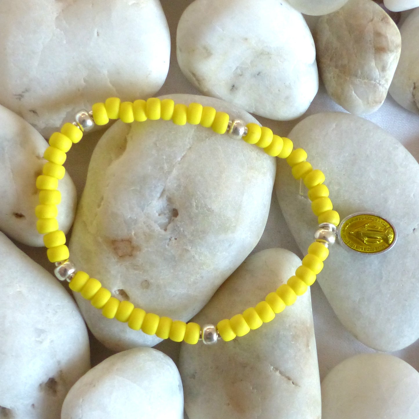 Bracelet Chapelet avec une médaille miraculeuse - Enfant