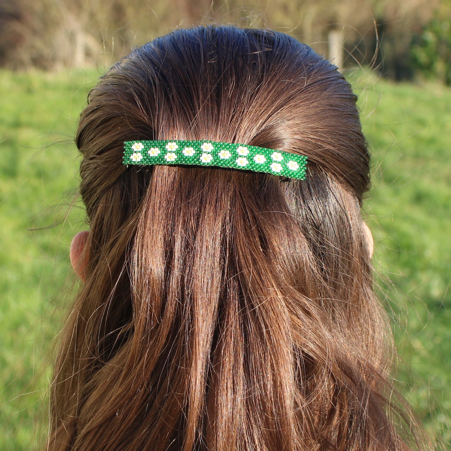 Grande Barrette Pâquerettes
